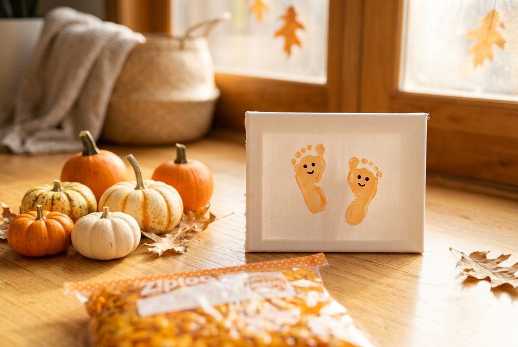 Baby Footprint Ghost Artwork